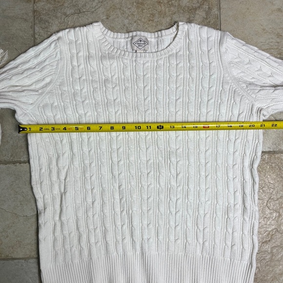 Vintage St. John’s Bay Cable Knit Heritage Sweater Women XXL Old Money Fisherman - Picture 6 of 11